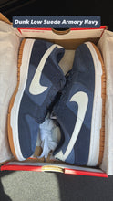 Load image into Gallery viewer, Dunk Low Suede Armory Navy
